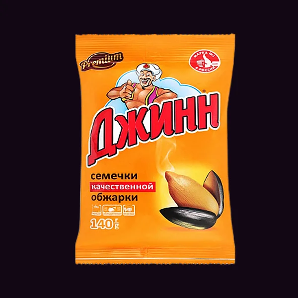 Семечки «Джинн» жареные, 140 г Семечки «Джинн» жареные, 140 г